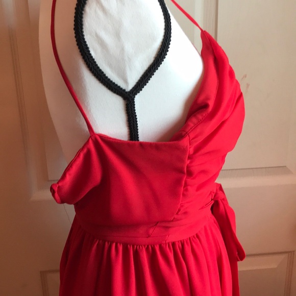 Vintage Red Party Dress - Picture 7 of 7